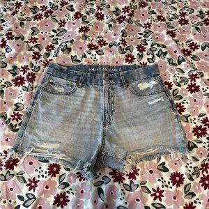 American Eagle Women's Light Blue Denim Shorts